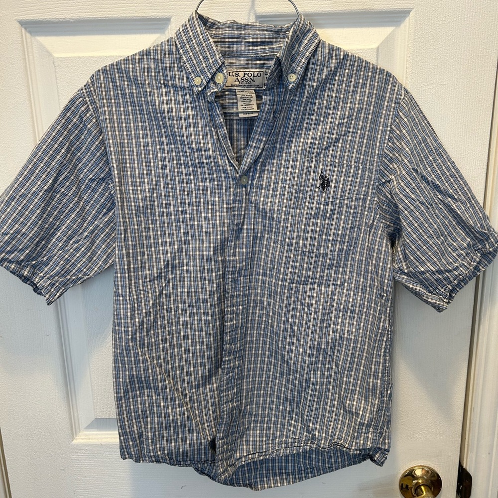 Boys button up U S Polo shirt